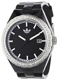 Adidas Women`s ADH2035 Black Cambridge Analog Stones Watch