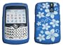 Blue and White Hawaii Design Soft Silicone Gel Skin Cover Case for Blackberry Curve 8300 / 8310 / 8320 / 8330