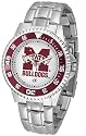 Mississippi State Bulldogs Mens Steel BandWrist Watch