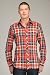 Filippa K Mega Check Crimson Shirt
