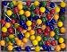 1/8 Inch Map Tacks - Assorted Colors