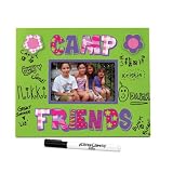 Camp Friends Autograph Photo Frame in Lime Green