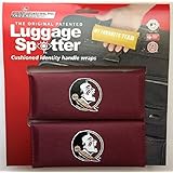NCAA Florida State Seminoles Original Patented Luggage Spotter&reg; Travel Bag Tag Luggage Handle Wrap (2-pack) - CLOSEOUT!