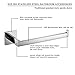 Leyden 2 Pieces Wall Mount Chrome Finish Stainless Steel Toilet Roll Paper Holder Bathroom Accessory