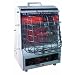 TPI Corporation 198TMC Fan Forced Portable Heater, Radiant, 1500/900/600W, 120V