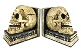 Celtic Knotwork Human Skull Bookends Stash Boxes