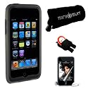 (9 Colors available) Apple iPod Touch 3rd Generation Silicone skin case cover for iPod Touch 2G 3G, iTouch 8GB, 16GB, 32GB, 64GB + LCD protector, Nike Pouch
