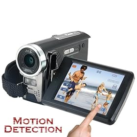 New Deluxe HD Camcorder with 3 Inch Touchscreen + 60FPS High Definition Def Video digital Camera