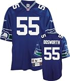 Brian Bosworth Seattle Seahawks Blue NFL Premier 1987 Throwback Jersey - Small