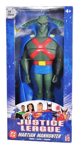  DC Year 2003 Justice League Series 10 Inch Tall Super Hero Action Figure - MARTIAN MANHUNTER