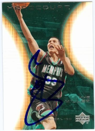 Mike Miller Autographed/Hand Signed Basketball Card (Memphis Grizzlies) 2004 Upper Deck #41