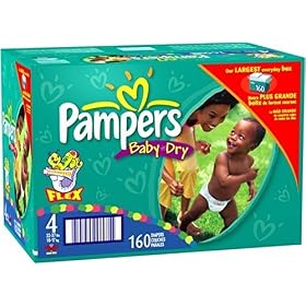 Pampers Baby-Dry Diapers, Economy Plus Pack
