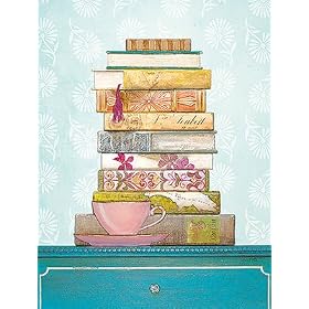 Affiche sur Toile 'Novel Story' par Arnie Fisk - Taille du produit fini 16 cm L x 21 cm H x 5 cm D
