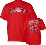 Vladimir Guerrero Los Angeles Angels of Anaheim Youth Player Name and Number Red T-Shirt
