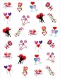 Joby Valentine Nail Sticker - 03