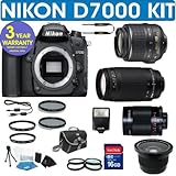 Nikon D7000 Digital Camera + Nikon 18-55mm VR Lens + Nikon 70-300mm Lens +  ....