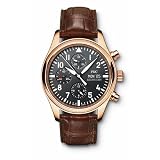 IWC Mens Pilot Chrono-Automatic Gold Watch #IW371713