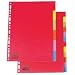 ELBA - Intercalaire neutre, multicolore, 6 touches, en carton, 250g/m2, � base de carton recyclable (62036501)