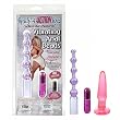 Pipedream Products Ready-4-Action Vibrating Anal Beads Lavender Adult Sex Toy Kit