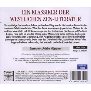 Zen in der Kunst des Bogenschießens. 2 CDs.