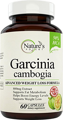 Nature's Potent Garcinia Cambogia Weight Loss Supplement (60 Capsules)