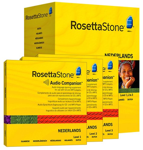  : Rosetta Stone Version 3: Dutch Level 1, 2 and 3 Set with Audio Companion (Mac/PC CD)