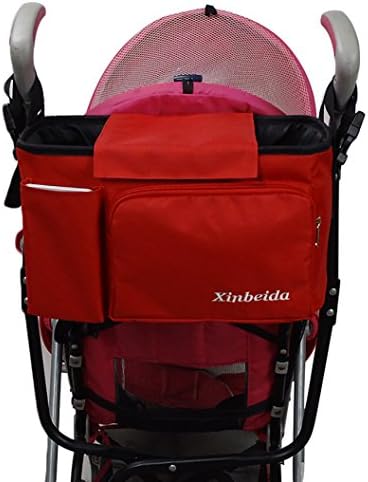 Alisagoo Premium Stroller Organizer - Universal Fit (Red)