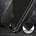 iPhone 7 Case, LK [Air Hybrid] Ultra Slim Shockproof [Crystal Clear] Back Protective Case + TPU Bumper Cover for Apple iPhone 7 (Black)