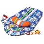 Infantino Surfboard Tummy Time Mat Blue