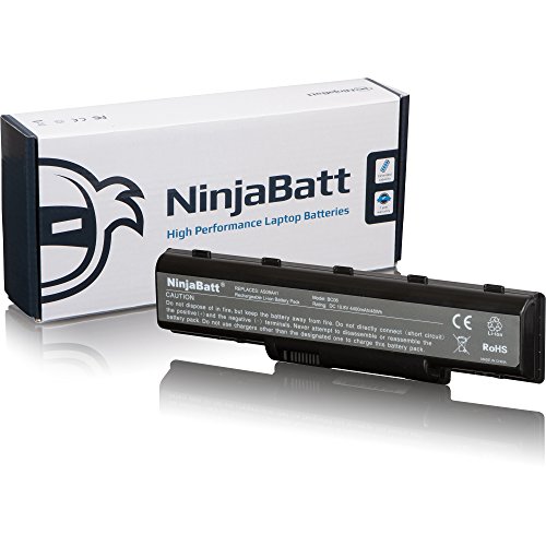 NinjaBatt New Laptop Battery for Acer AS09A31 AS09A41 AS09A51 AS09A61 AS09A75 MS2274 - High Performance [6 Cells/4400mAh/48wh]