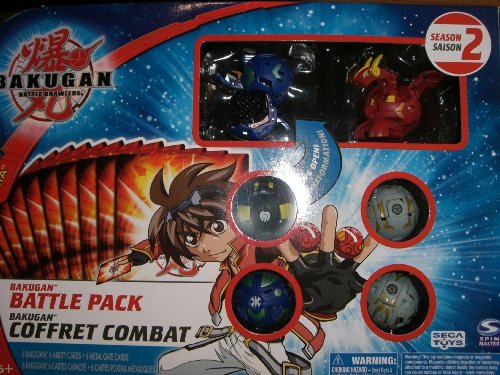 Bakugan Battle Pack:Includes 6 Bakugan, 6 Ability Cards and 6 Gate Cards
