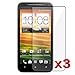 GUARMOR 3x HTC EVO 4G LTE NOT for HTC EVO 4G Premium Invisible Clear LCD Screen Protector Cover Guard Shield Protective Film Kit 3 pieces