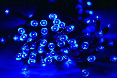 External hard drive:Solar Powered Christmas Lights String Light 100LED Blue