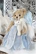 Fanstasia and Fantasy 14" Christmas Angel Dressed Stuffed Teddy Bear with Unicorn by Bearington