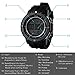 Hiwatch Mens Watches Waterproof Digital Black Wrist Watch for Men Women
