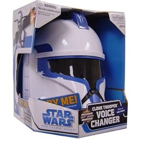 Star Wars Clone Wars Roleplay Toy Exclusive 501st Legion Clone Trooper (Blue Graphics) Voice Changer Helmet
