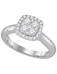 0.48CTW-DIA FASHION RING