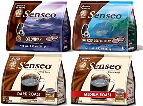 Senseo Coffee Pods Variety Pack -4-flavor (Pack of 4)