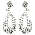 Chandelier Door Knocker Earrings- Clear