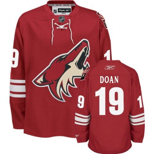 NHL Men's Phoenix Coyotes #19 Shane Doan Reebok Edge Premier Player Jersey (Maroon, X-Large)