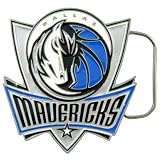 Dallas Mavericks Pewter Team Logo Belt Buckle