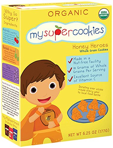 MySuperSnacks MySuperCookies Cookies - Honey Heroes - 6.25 oz