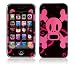 Pink Screaming Crossbones Decorative Skin Cover Decal Sticker for Apple 3G iPhone / iPhone 3GS 3G S