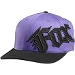 Fox Racing Shacked Men's Flexfit Race Wear Hat w/ Free B&F Heart Sticker Bundle - Purple
