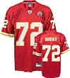 Glenn Dorsey Youth Jersey: Reebok Red Replica #72 Kansas City Chiefs Jersey