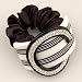 Cadeau White - Cubitas Picabia Collection (Hand-set Swarovski Crystals, Ponytail Jewelry)
