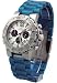 Electronics : Adee Kaye Abyss 2000 Collection Men's Chronograph Watch Model AK-4025-M7(White Face)