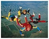 Skydiving - Free Fall Formation Art Print Poster By Anonymous, 47.5 