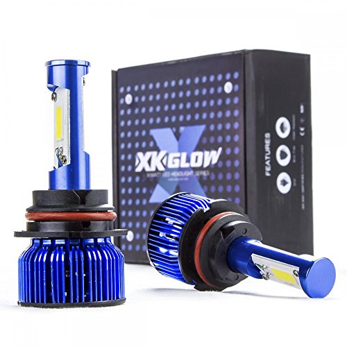 60 watt 9007 hb5 high/low beam bright led headlight conversion ki…
