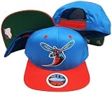 Delaware State Hornets Blue/Red Two Tone Plastic Snapback Adjustable Plastic Snap Back Hat / Cap